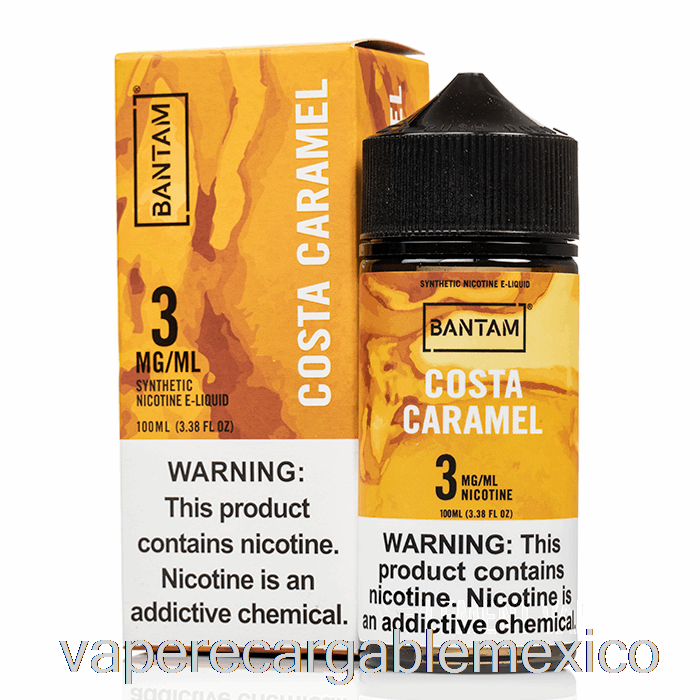 Vape Recargable Costa Caramelo - Bantam Vape - 100ml 0mg